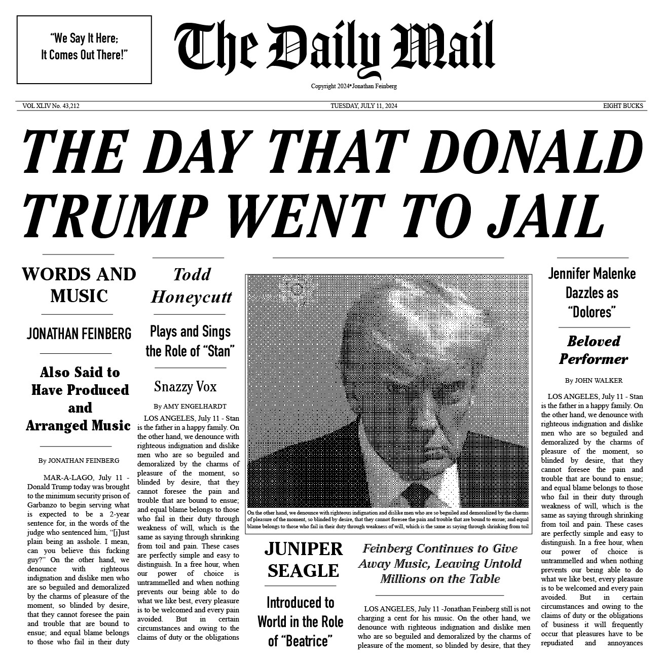 The Day That Donald Trump Went to Jail