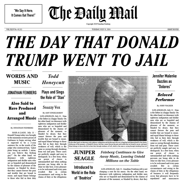 The Day That Donald Trump Went to Jail